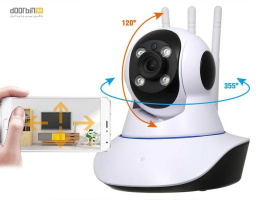 دوربین تحت شبکه بیسیم گردان مدل V380 Home Camera