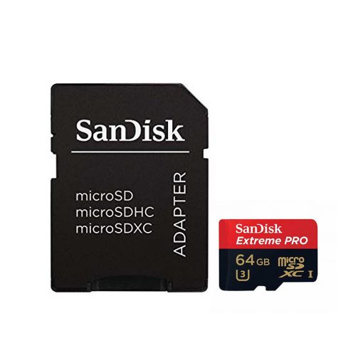 کارت حافظه یا رم 64 گیگابایت سن دیسک SANDISK مدل اکستریم پرو Extreme PRO کلاس A2