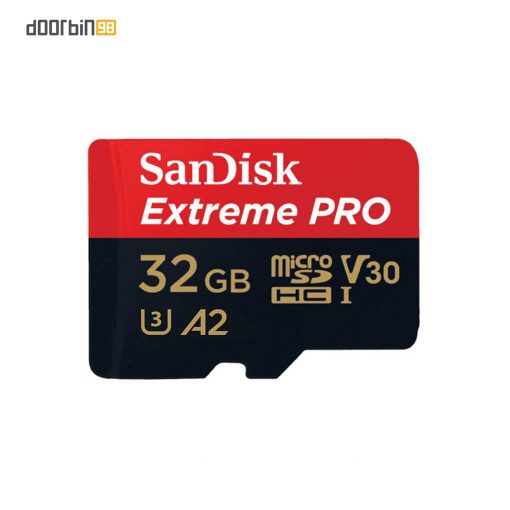 کارت حافظه یا رم 32 گیگابایت سن دیسک SANDISK مدل اکستریم پرو Extreme PRO کلاس A2